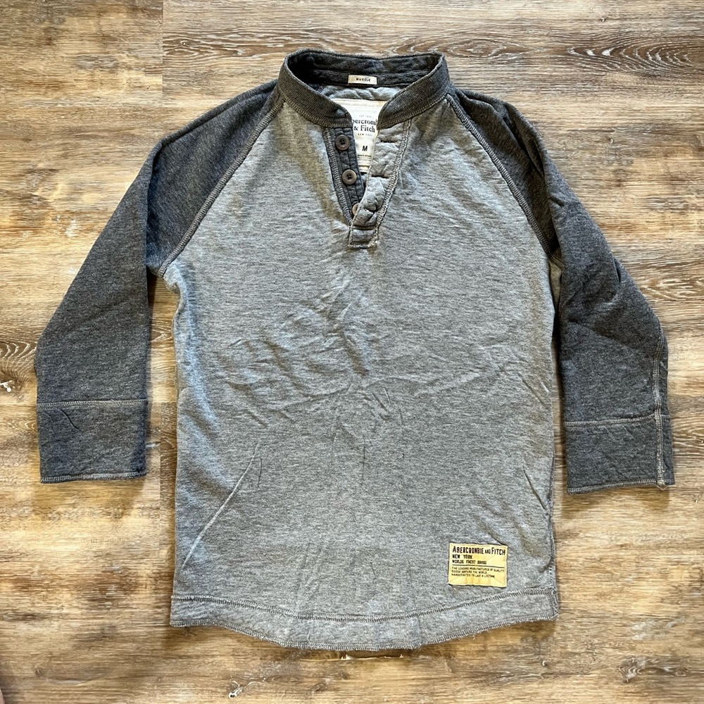 Men’s 3/4 Sleeve A&F Raglan Shirt